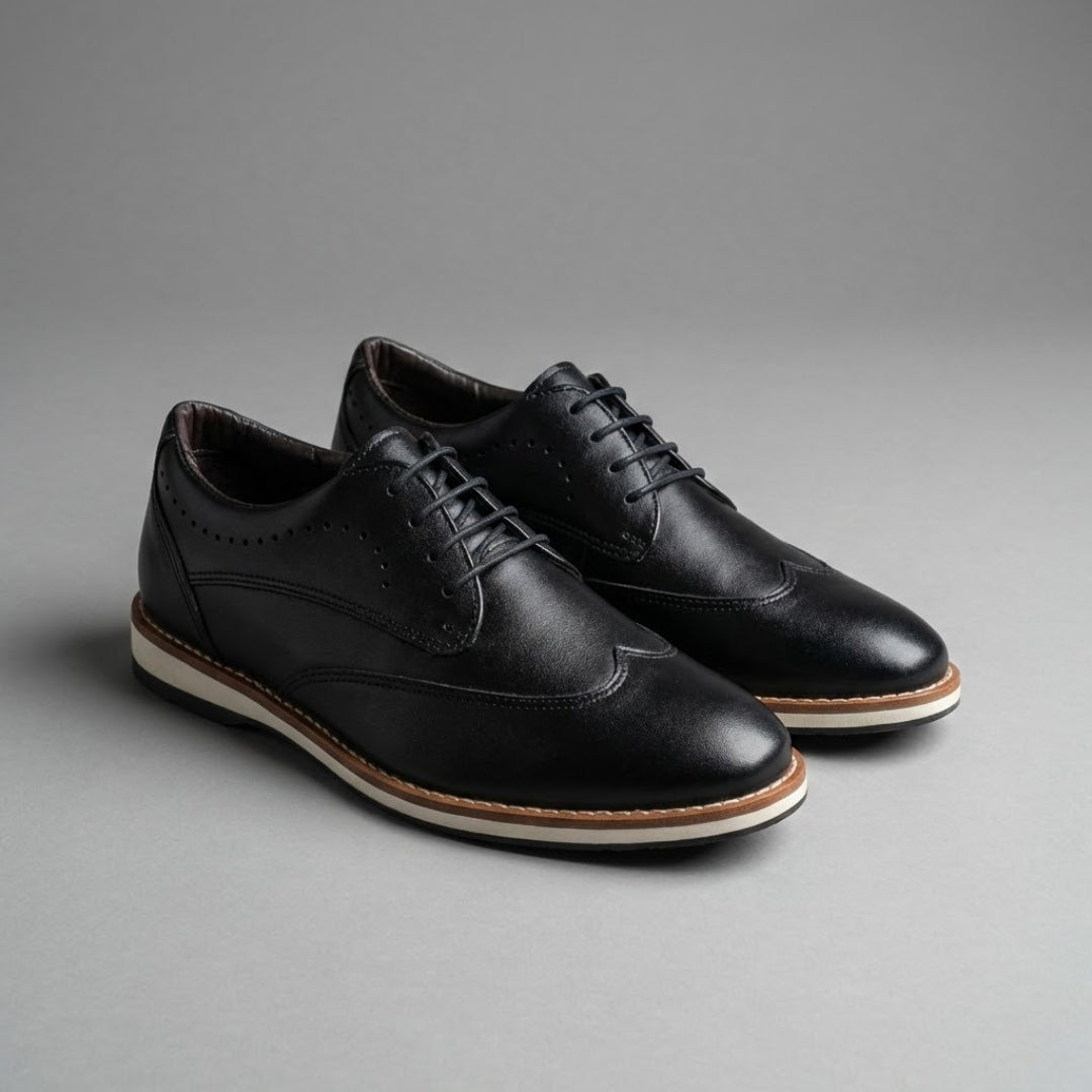 Modelo Derby Brogue Preto