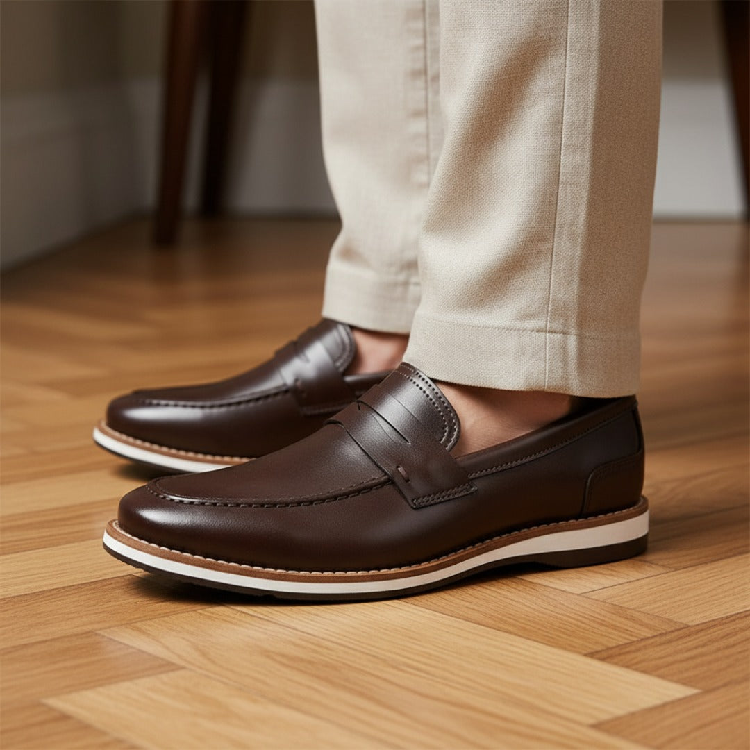 Sapato Mocassim Classic Café
