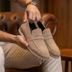 Kit 2 Pares Loafer Camurça ( Bege e Marrom )