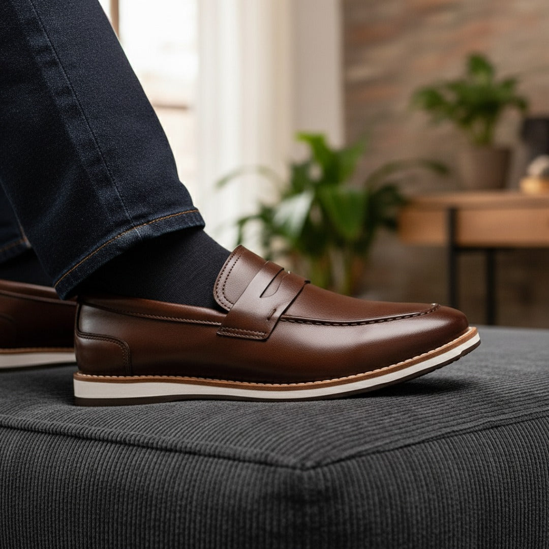 Sapato Mocassim Classic Marrom
