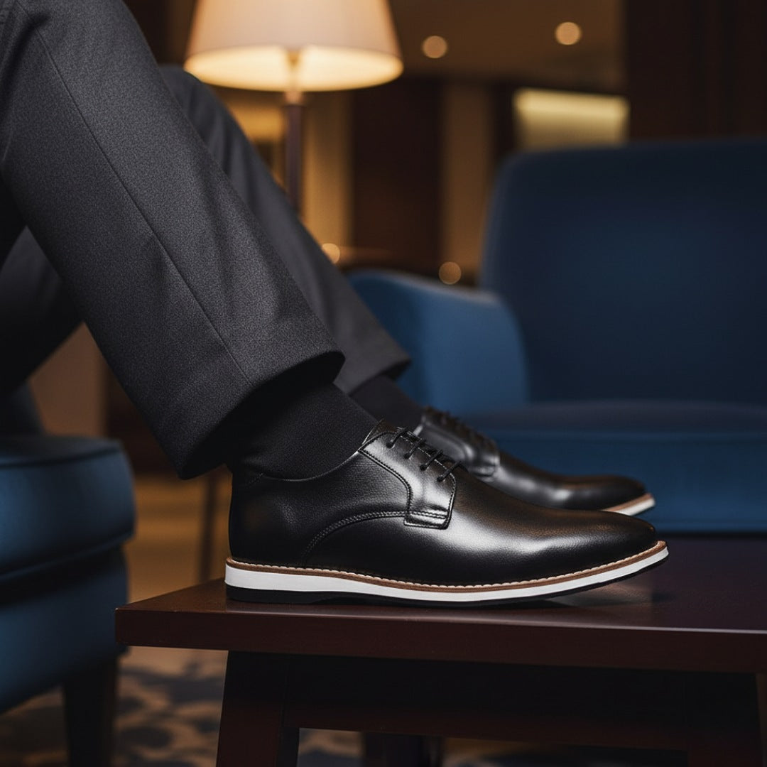 Sapato Oxford Social Liso Preto