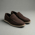 Loafer Casual Camurça Marrom