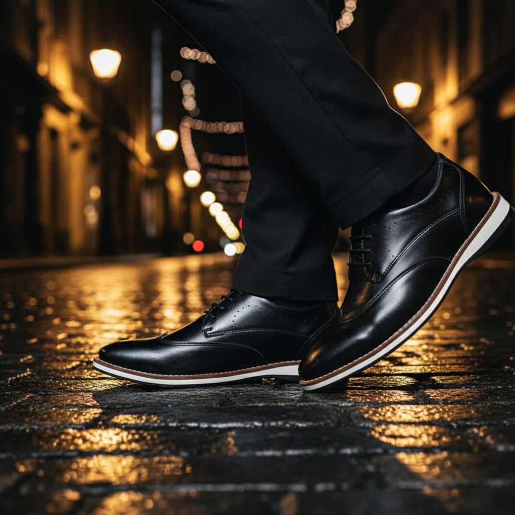 Modelo Oxford Brogue Preto