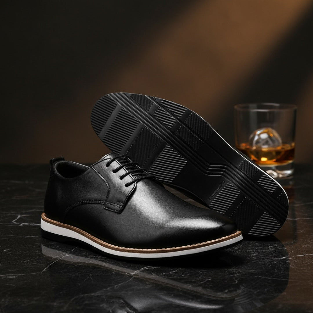 Sapato Oxford Social Liso Preto