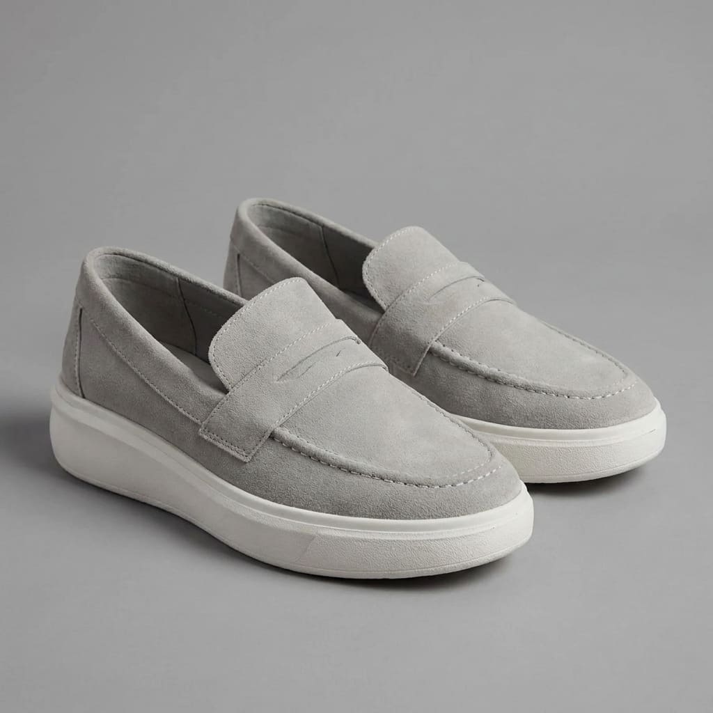 Mocassim Flatform Camurça