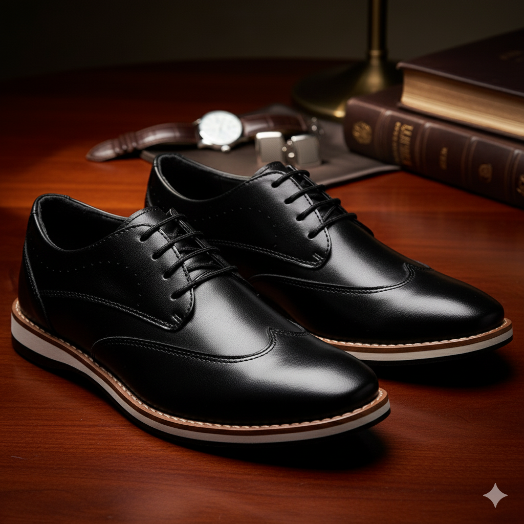 Modelo Oxford Brogue Preto