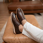 Sapato Social Slip On Marrom