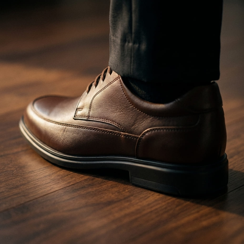 Oxford Conforto Legítimo Marrom